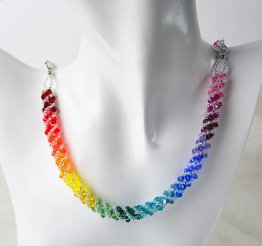 Candy Spectrum Rainbow Twist Necklace – Sparkle With Pride