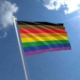 Philadelphia Gay Pride - 3' x 5' Foot Rainbow Economy Polyester Printed Flag