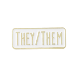 They/Them Pronoun Lapel Pin