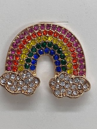 C&C California Studded Rainbow With Clouds Earrings