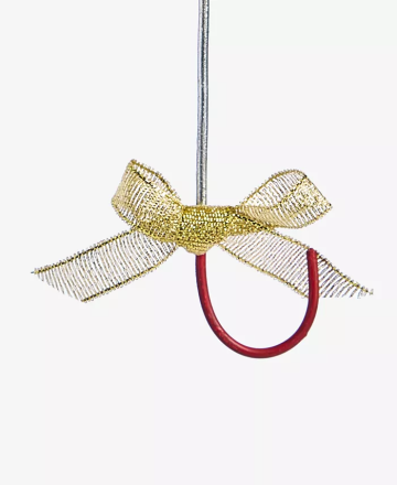 Love Is Love Rainbow Umbrella with Bow Ornament