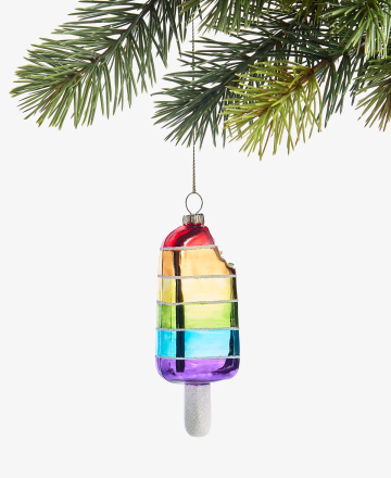 Holiday Lane Love Is Love Rainbow Popsicle Ornament