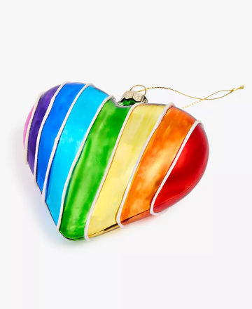 Holiday Lane Love Is Love Rainbow Heart Ornament