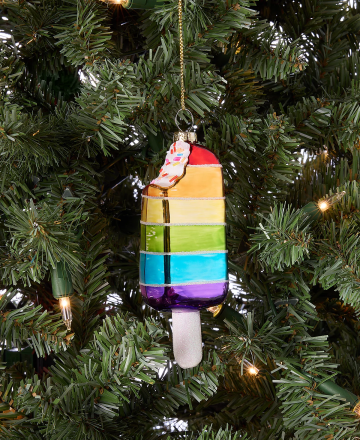 Holiday Lane Love Is Love Rainbow Popsicle Ornament