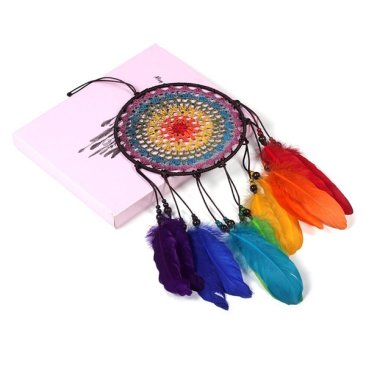 Handmade Rainbow Dream Catcher