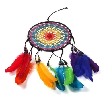 Handmade Rainbow Dream Catcher