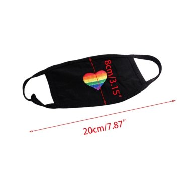 Rainbow Heart Face Mask - Limited Quantity Available NOW SHIPPING