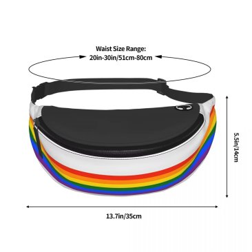 Rainbow Pride Waist Bag – Celebrate Love On the Go!