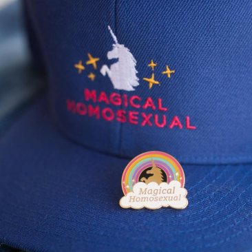 Magical Homosexual Lapel Pin
