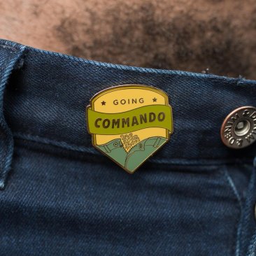 Going Commando Lapel Pin