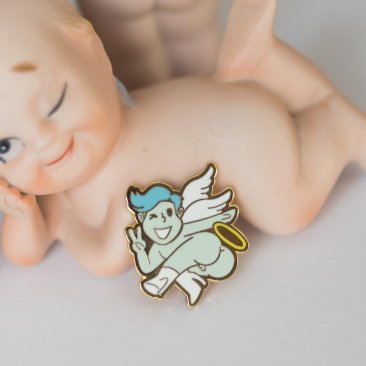 GAYPIN' Angel Booty Lapel Pin