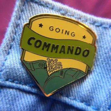 Going Commando Lapel Pin