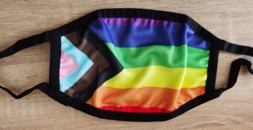 Progress Pride Rainbow Face Mask - Limited Quantity Available NOW SHIPPING