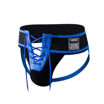 JOCKMAIL 3.15" Waistband Footballer Lace-Up Jockstrap