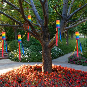 Rainbow Windsock Garden/Yard Decoration