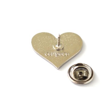 Bear Pride Heart Lapel Pin