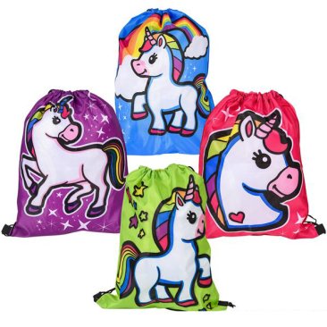 16" Unicorn Draw-string Backpack