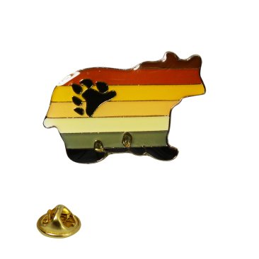 Bear Pride Lapel Pin