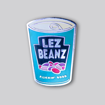 GAYPIN'  Lez Beanz pin