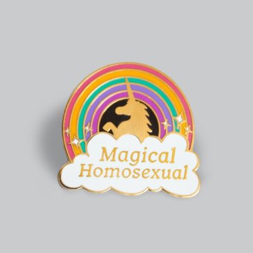 Magical Homosexual Lapel Pin