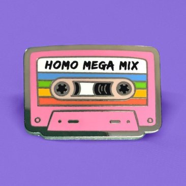 Homo Mega Mix Cassette Pin