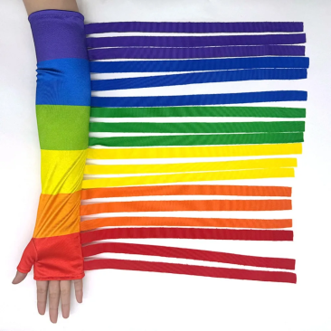 Rainbow Fringe Arm Piece