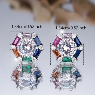 Rainbow Gemstone Earrings – Spark with Pride