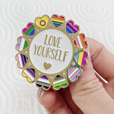 Love Yourself Enamel Pin