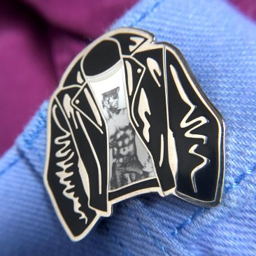 Tom Of Finland Leather Jacket Lapel Pin