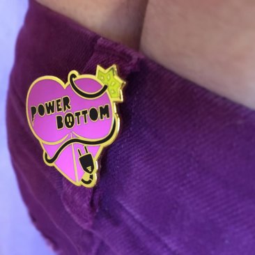 Power Bottom Lapel Pin