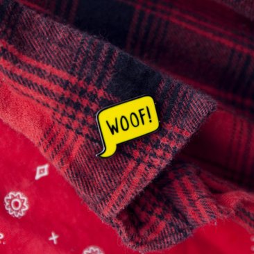 Woof Lapel Pin