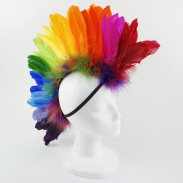 Rainbow Bright Feather Mohawk-Pallets