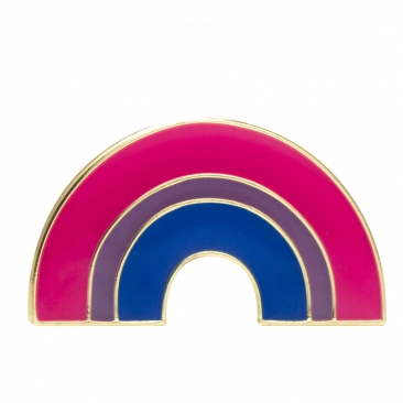 Bisexual Rainbow Lapel Pin