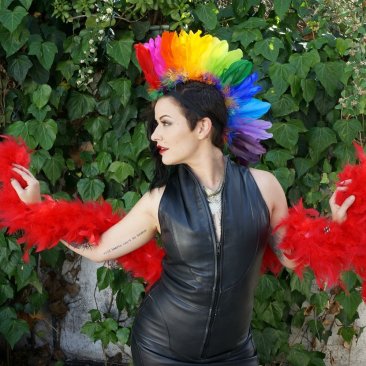 Rainbow Bright Feather Mohawk-Pallets