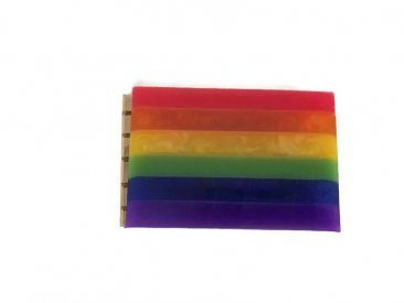 Rainbow Soap - LGBTQ Pride Soap Bar - Glycerin Soap - Rainbow Sherbet Scent - Moisturizing Soap