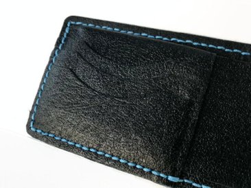 Handmade Transgender Pride Leather Bi-fold Wallet