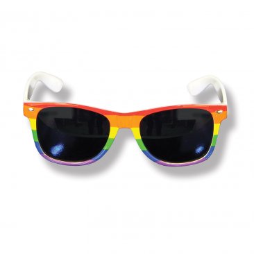 Unisex 80'S Retro Style LGBT Rainbow Sunglasses