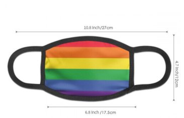 Rainbow Face Mask - Limited Quantity Available NOW SHIPPING