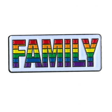Lapel Pin Rainbow FAMILY