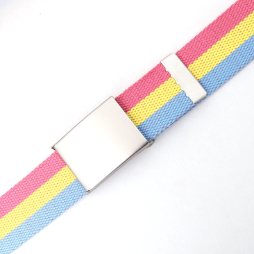 Pansexual Pride Military Belt