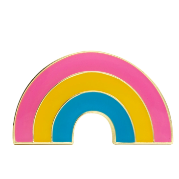 Pansexual Rainbow Lapel Pin