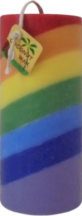 Aloha Bay Rainbow Pillar Candle