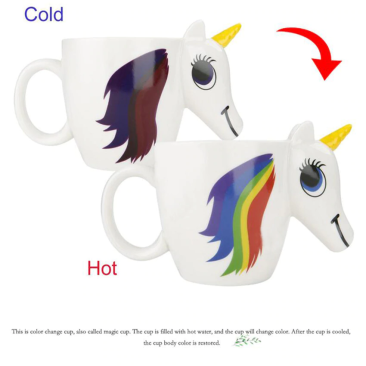 Rainbow Unicorn Temperature Changing Mug