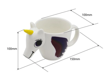 Rainbow Unicorn Temperature Changing Mug