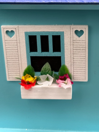 Pride Cottage Wooden Birdhouse by Home Bazaar