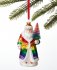 Holiday Lane Love Is Love Rainbow Santa Ornament