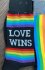 Funky Socks Love Wins Rainbow Socks 2 Pair