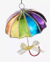 Love Is Love Rainbow Umbrella with Bow Ornament