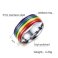 Stainless Steel Pride Rainbow Ring