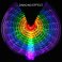 Rainbow LED Butterfly Wings